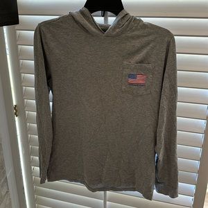 Youth large lacrosse long sleeve hoodie. Light weight. Vinyard Vines.